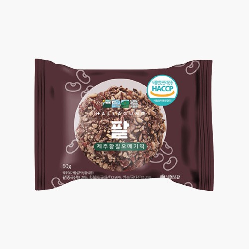 [푸드제주]제주 황칠 오메기떡 식사대용선물세트60gX10개(팥)